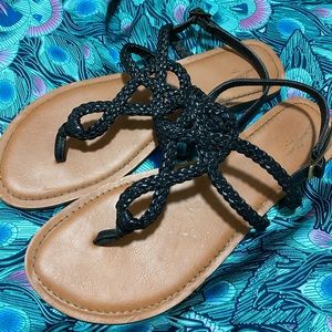 Black Summer Sandals size 10